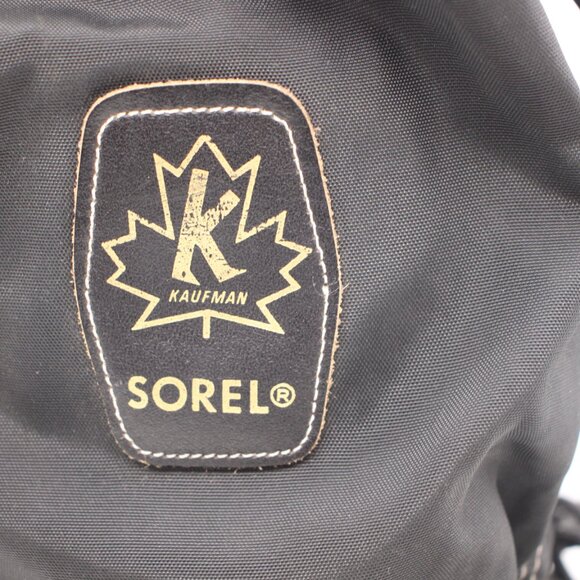 Sorel Kaufman Canada Snow Insulated Winter Men's Size 10 Boots Black - Picture 2 of 9